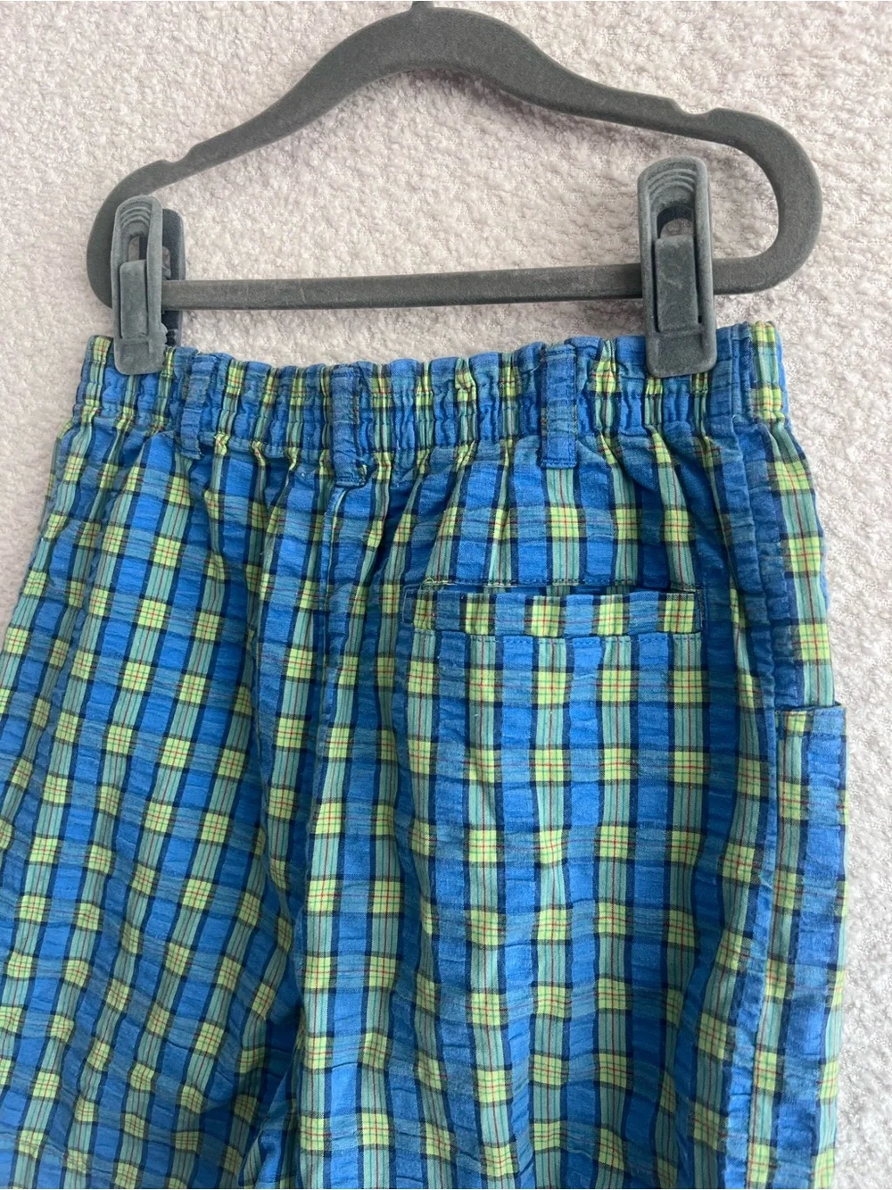 Gymboree Vintage Rainbow Tag Plaid 90s Shorts‎ Size 6-7 Years/XX Large